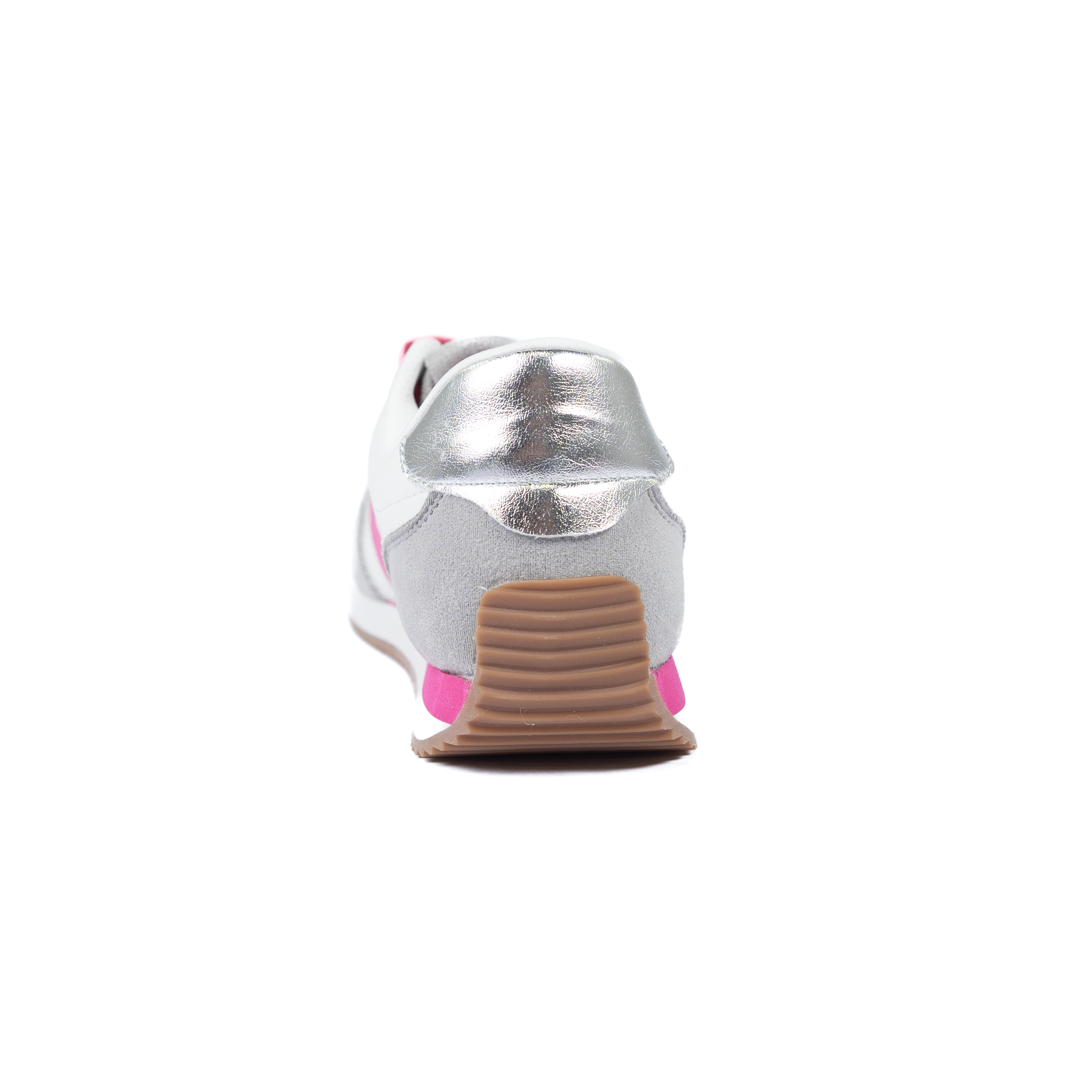 Women's Corkys Gray White and Pink Combo Kickoff Shoes 51-0194-GPCO