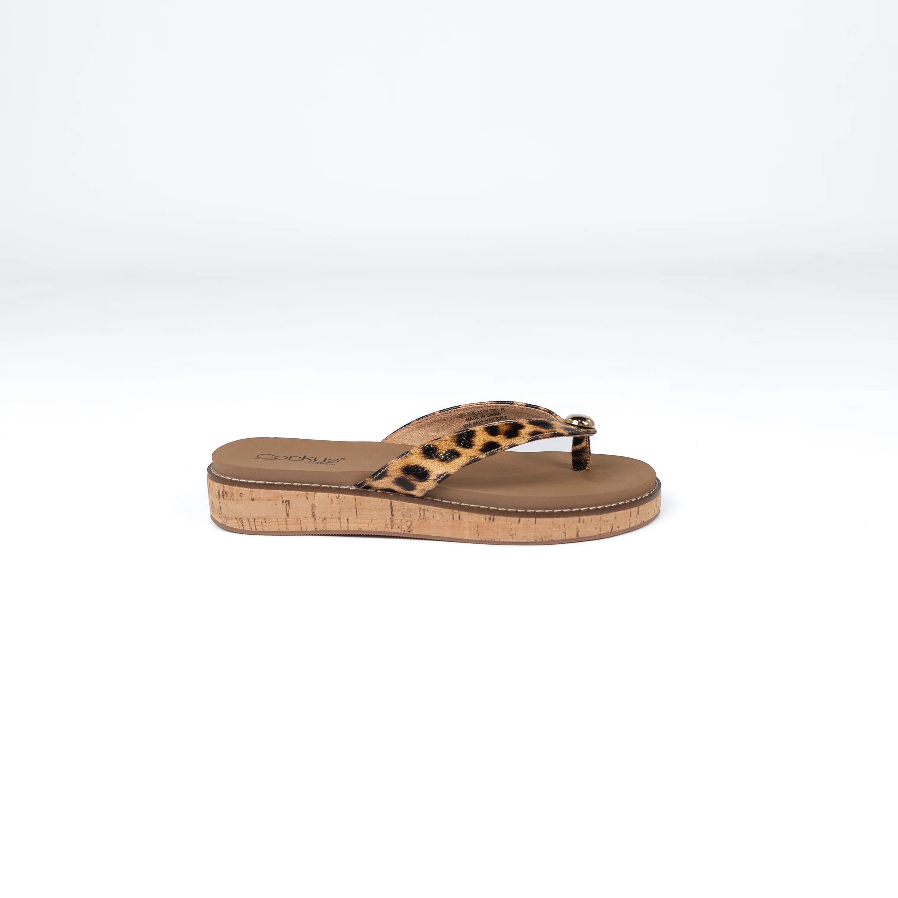 Women's Corkys Leopard Off The Deep End Flip Flops 41-0737-LEOP