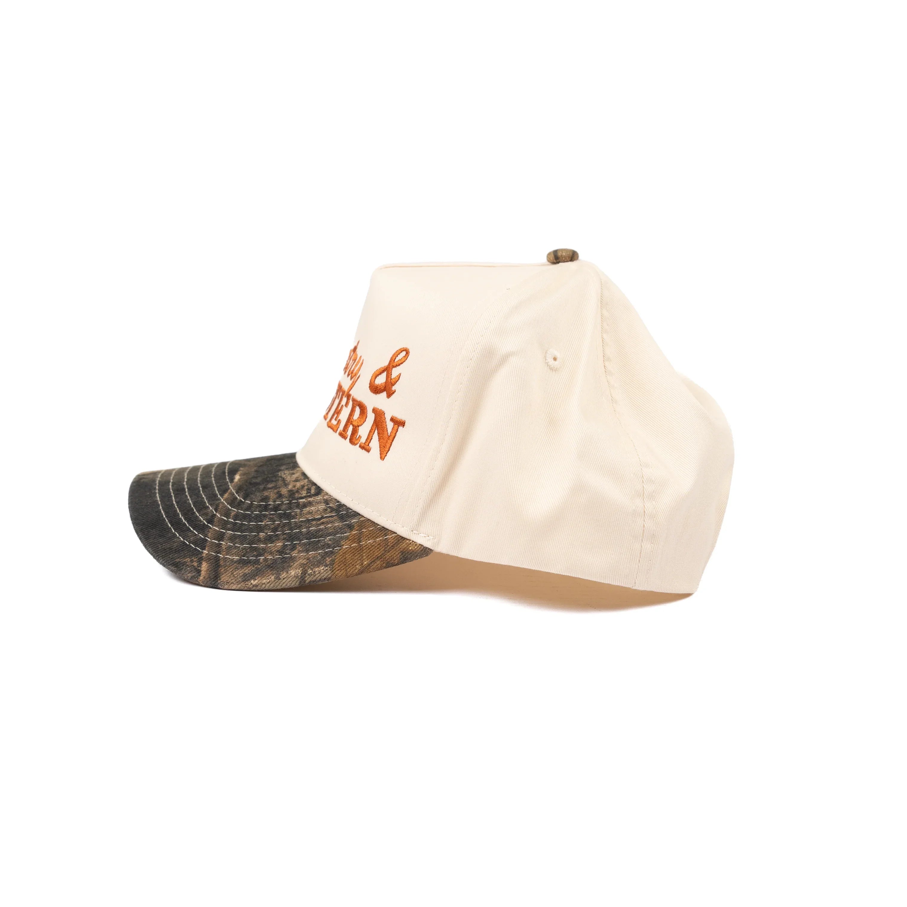 Women's Country and Western Natural and Camo Cap