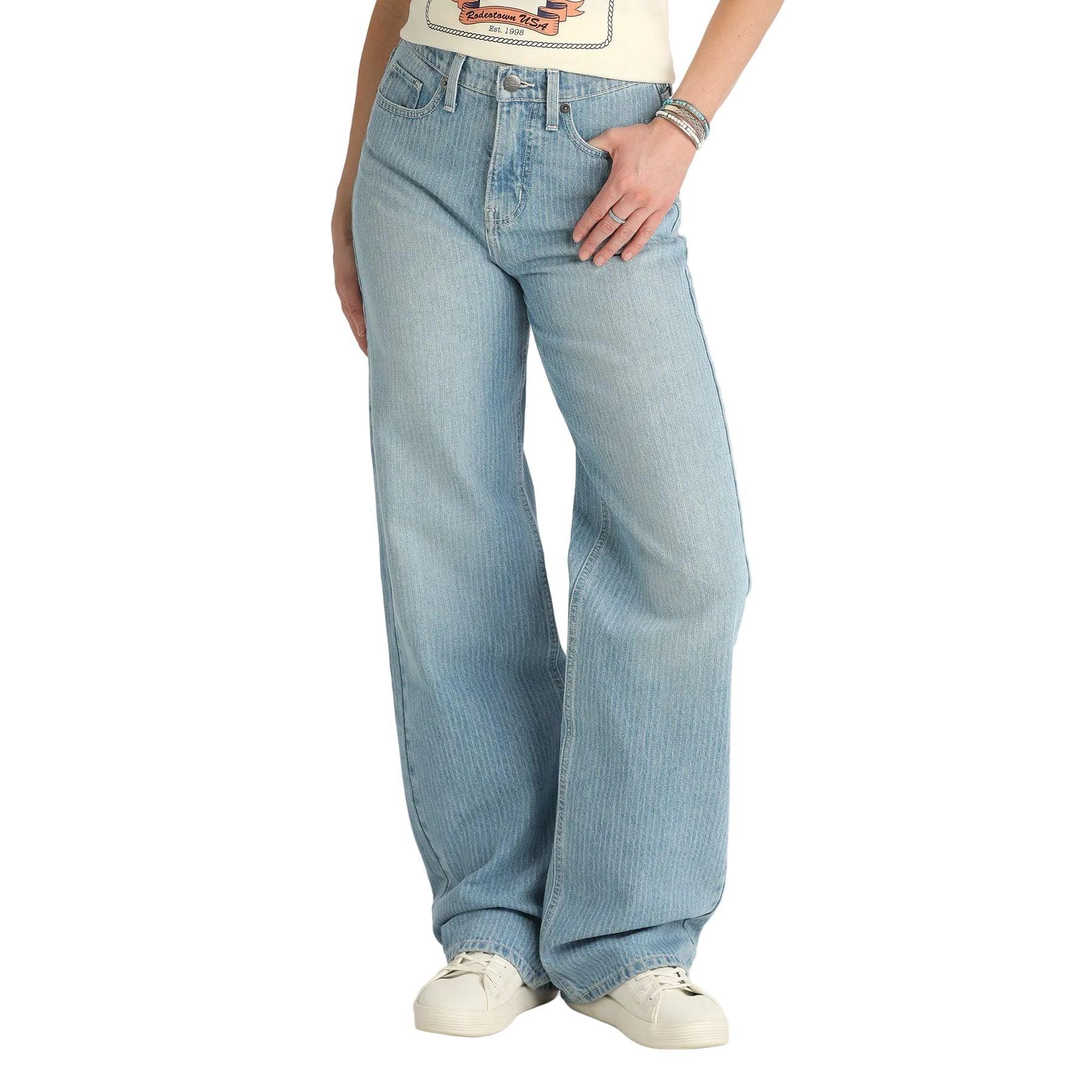 Women's Cruel Denim Casey Light Stone Wide Leg Jeans CB77254001