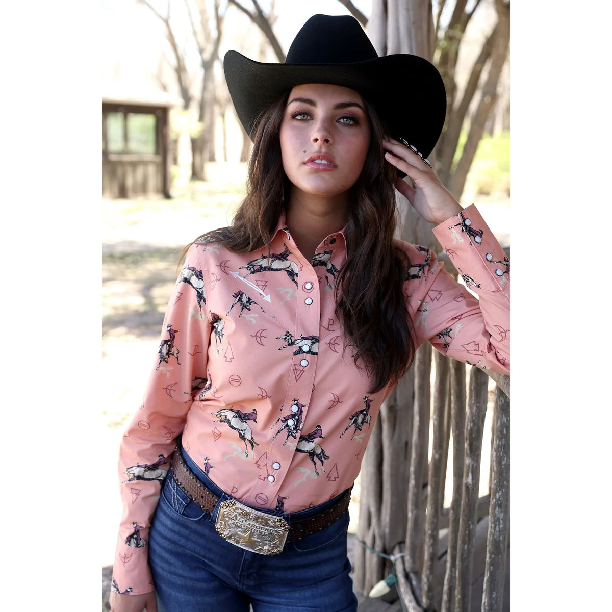 Women's Cruel Denim Rodeo Classic Fit Snap Shirt CTW7466013