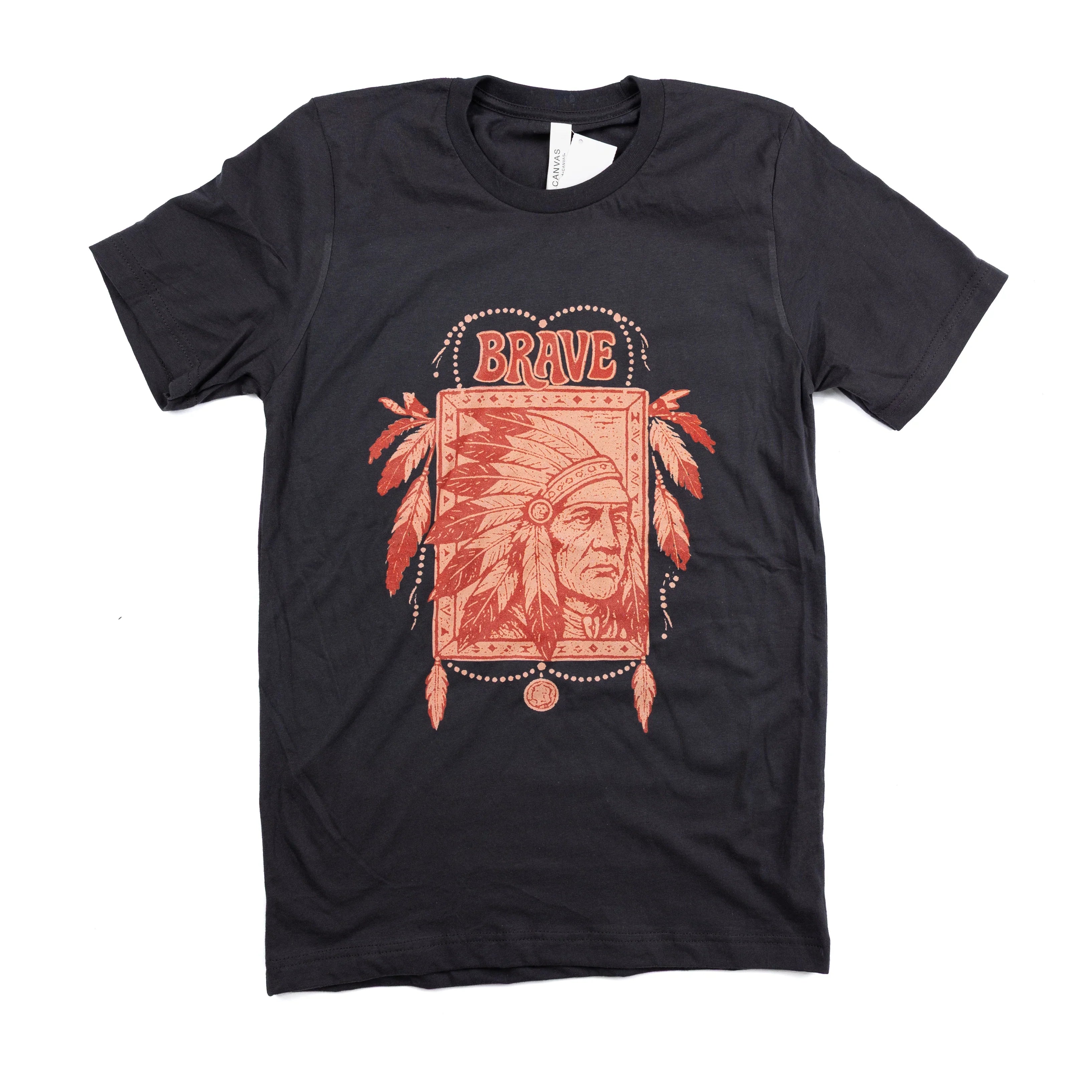 Women's Dark Gray "Brave Chief" T-shirt