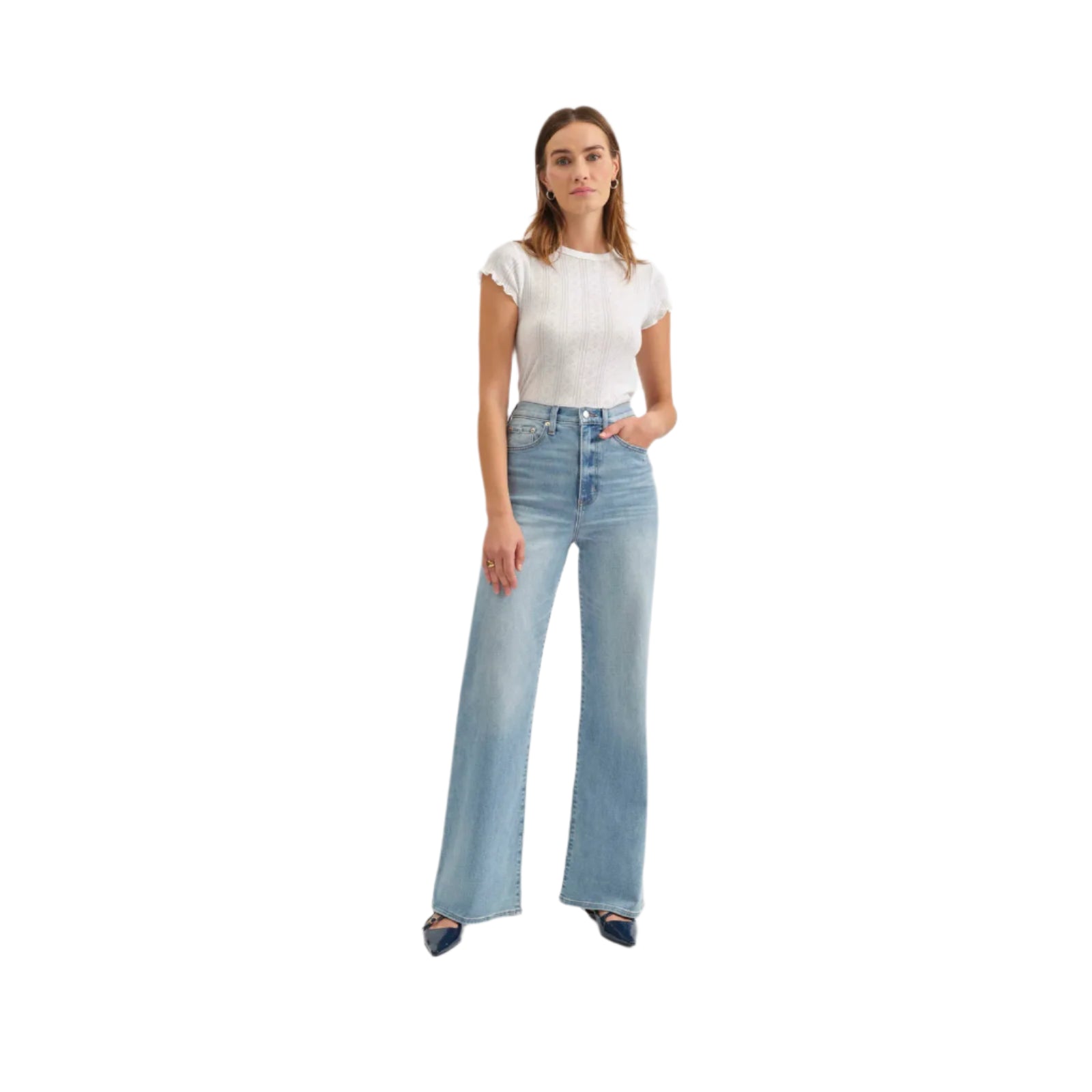Women's Daze Far Out High Rise Wide Leg In Blooming Vintage D00017190ZZ-BLMGV - Crazy House Western Wear
