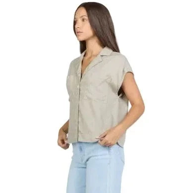 Women's Dear John Abbey Stone Cruz Short Sleeve Shirt DSH1461T2ABB