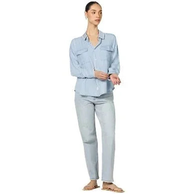 Women's Dear John Adrianna Button Up Shirt DSH1423T2BSK - Crazy House Western Wear
