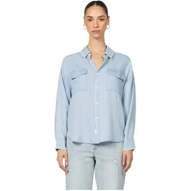 Women's Dear John Adrianna Button Up Shirt DSH1423T2BSK - Crazy House Western Wear