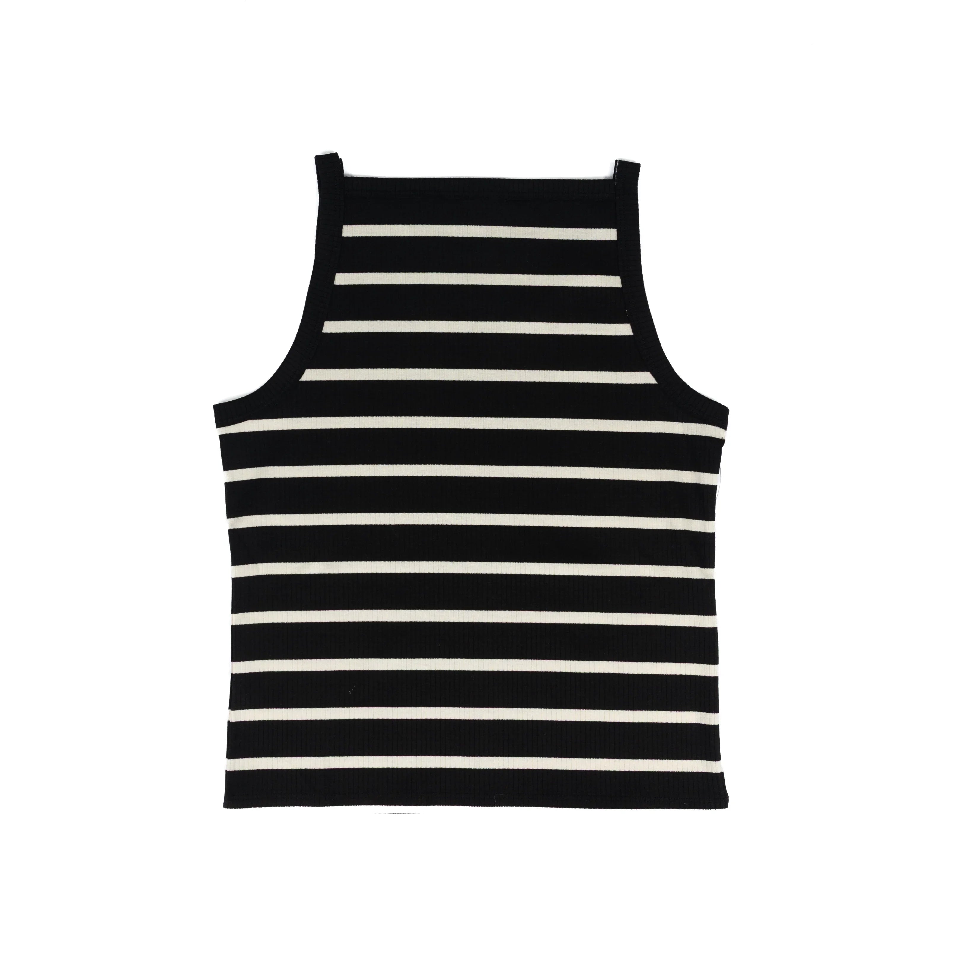 Women's Dear John Black/Cream Moira Striped Tank Top DKN2198BAC