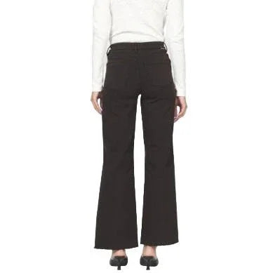 Women's Dear John Black Fiona High Rise Wide Leg Jeans DPM55C336CTE