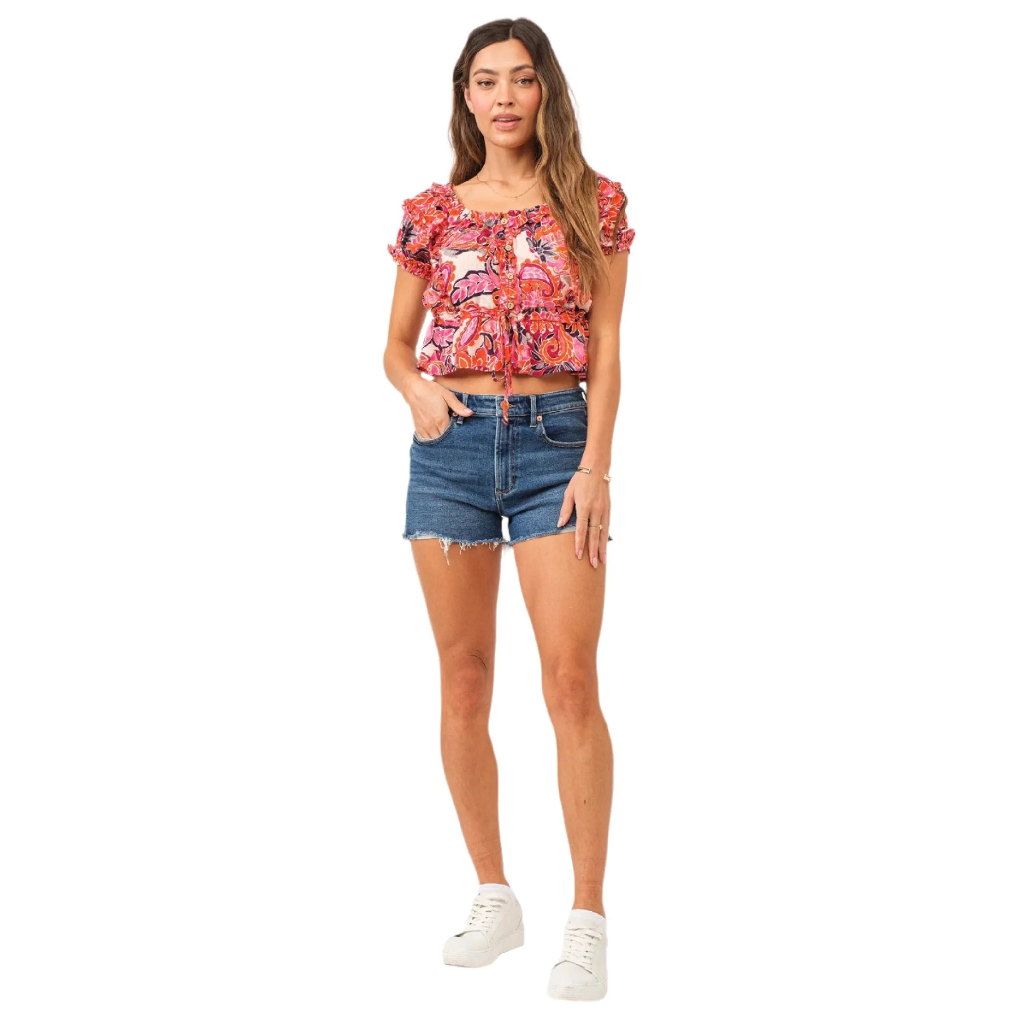 Women's Dear John Carrie Denim Shorts DSM72A521HYD - Crazy House Western Wear