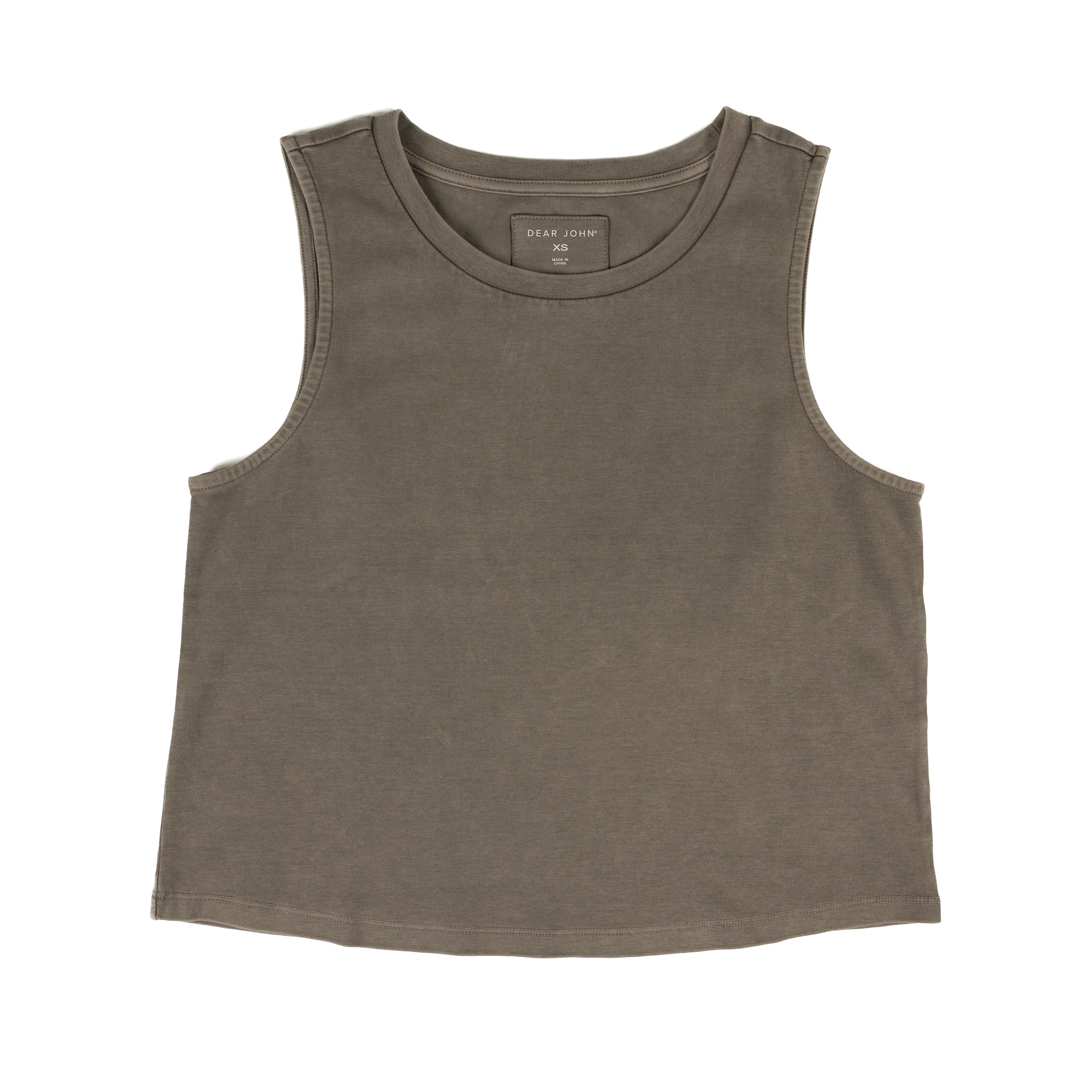 Women's Dear John Charcoal Jett Tank Top DKN2195CHR