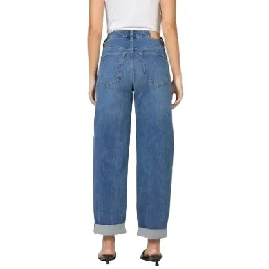 Women's Dear John Everett Ocean Bath High Rise Cuffed Jeans DPM92A101ONB