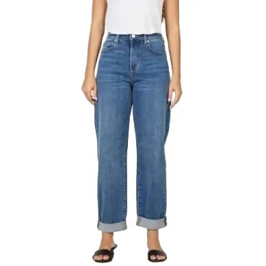 Women's Dear John Everett Ocean Bath High Rise Cuffed Jeans DPM92A101ONB