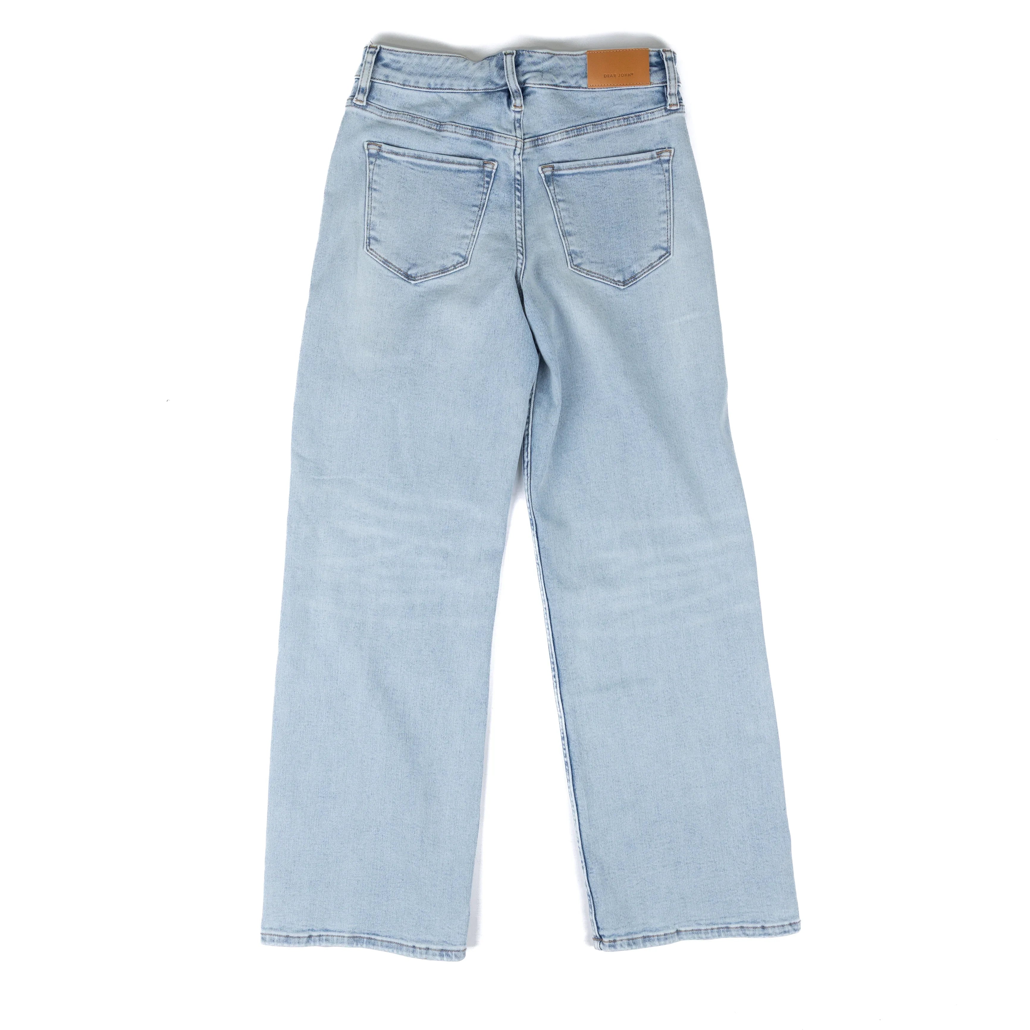Women's Dear John French Cloud Taylor Mid Rise Wide Leg Jeans DPM21A151FCD