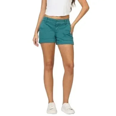 Women's Dear John Hampton Mediterranea Mid Low Rise Cuffed Shorts DSM70C189MEA