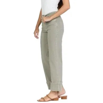 Women's Dear John Holly Vetiver High Rise Cuffed Jeans DPM52C330VTR