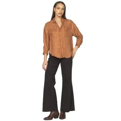 Women's Dear John Pumpkin Spice Adrianna with Ladder Trim Top DSH1423O3PKS