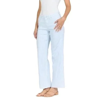 Women's Dear John Taylor Skyway Stripe Cropped Jeans DPM21C154SKS