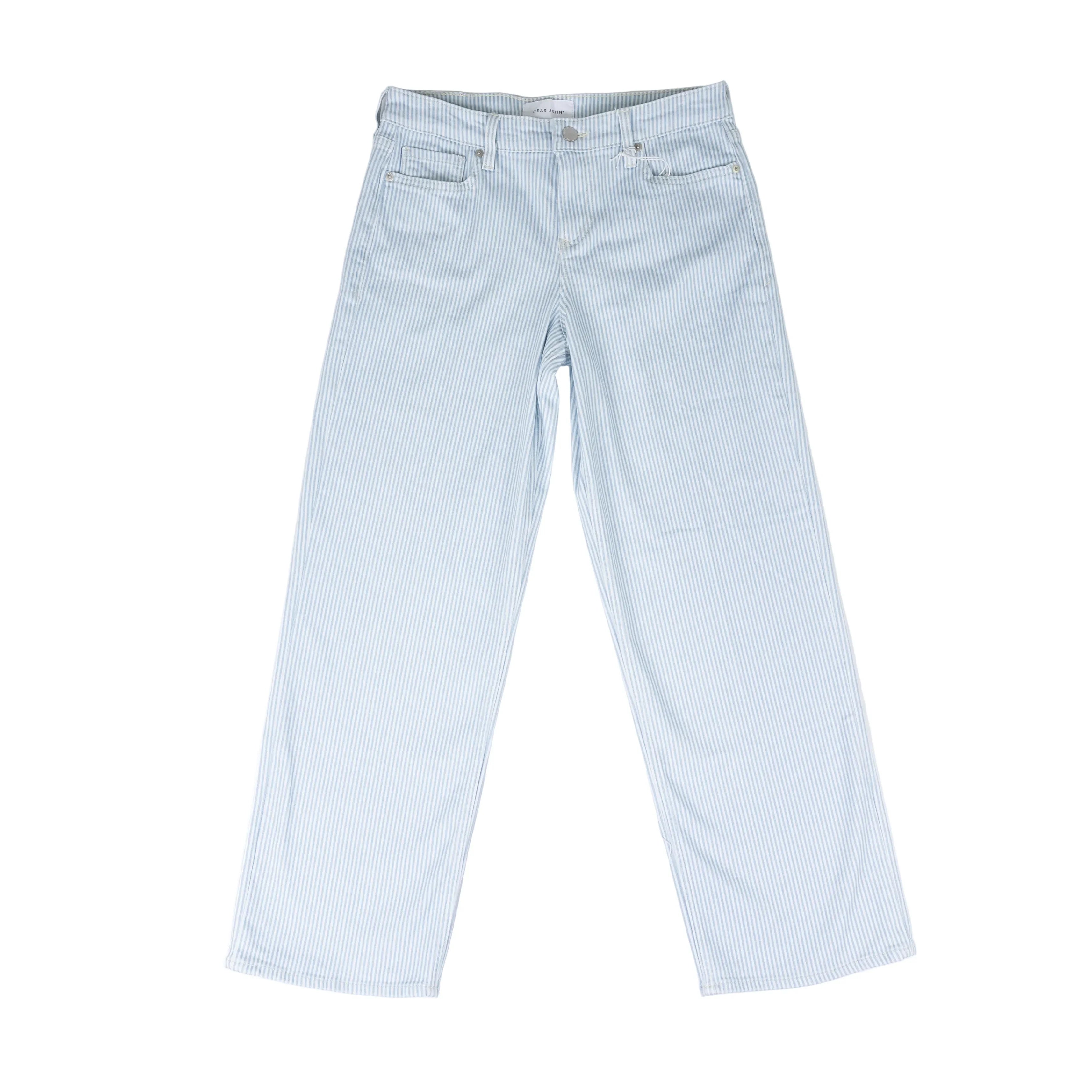 Women's Dear John Taylor Skyway Stripe Cropped Jeans DPM21C154SKS