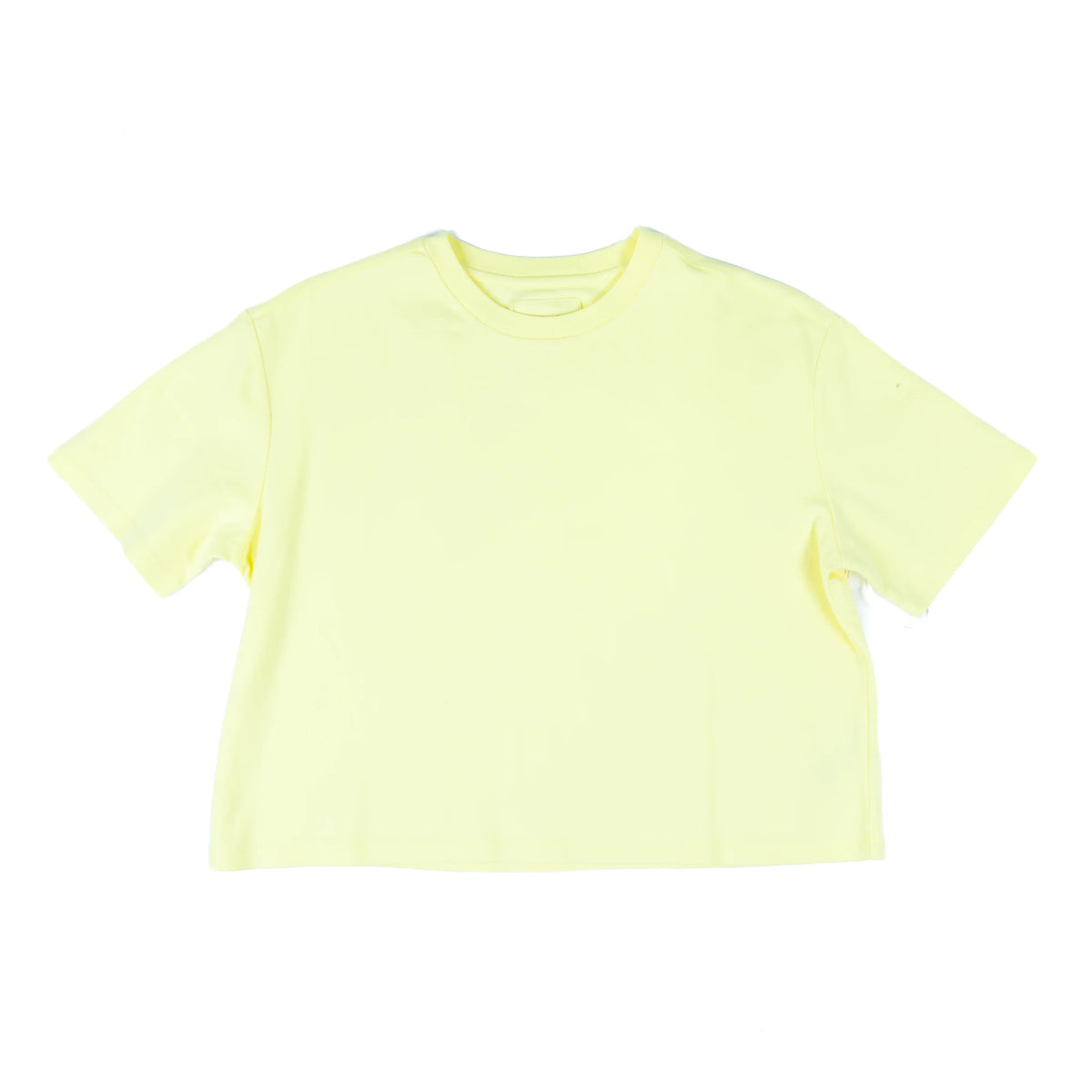 Women's Dear John Wax Yellow Short Sleeve Crew Neck Shirt DKN2123WXY
