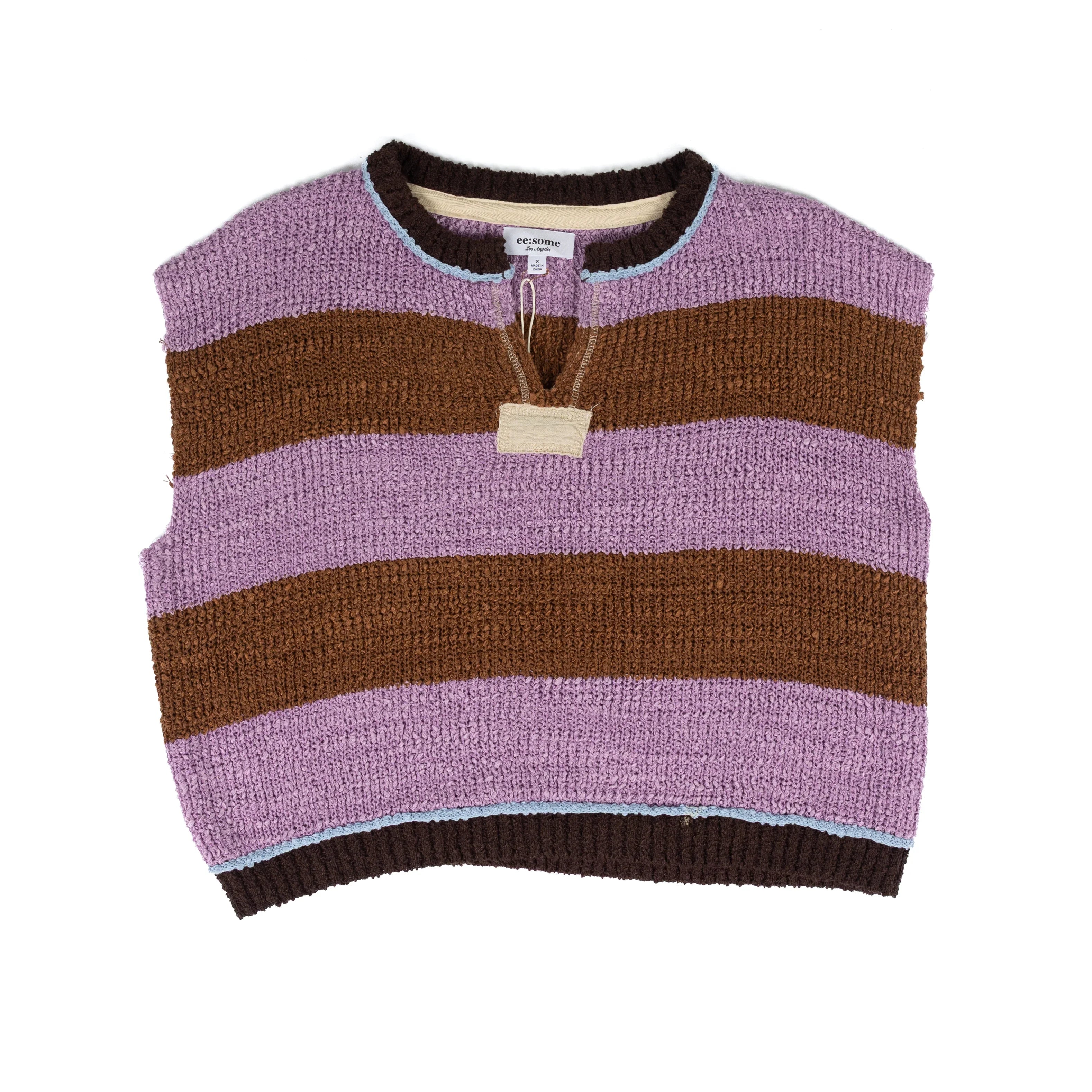 Women's ee:some Sugar Plum Striped Sweater Top SH17361