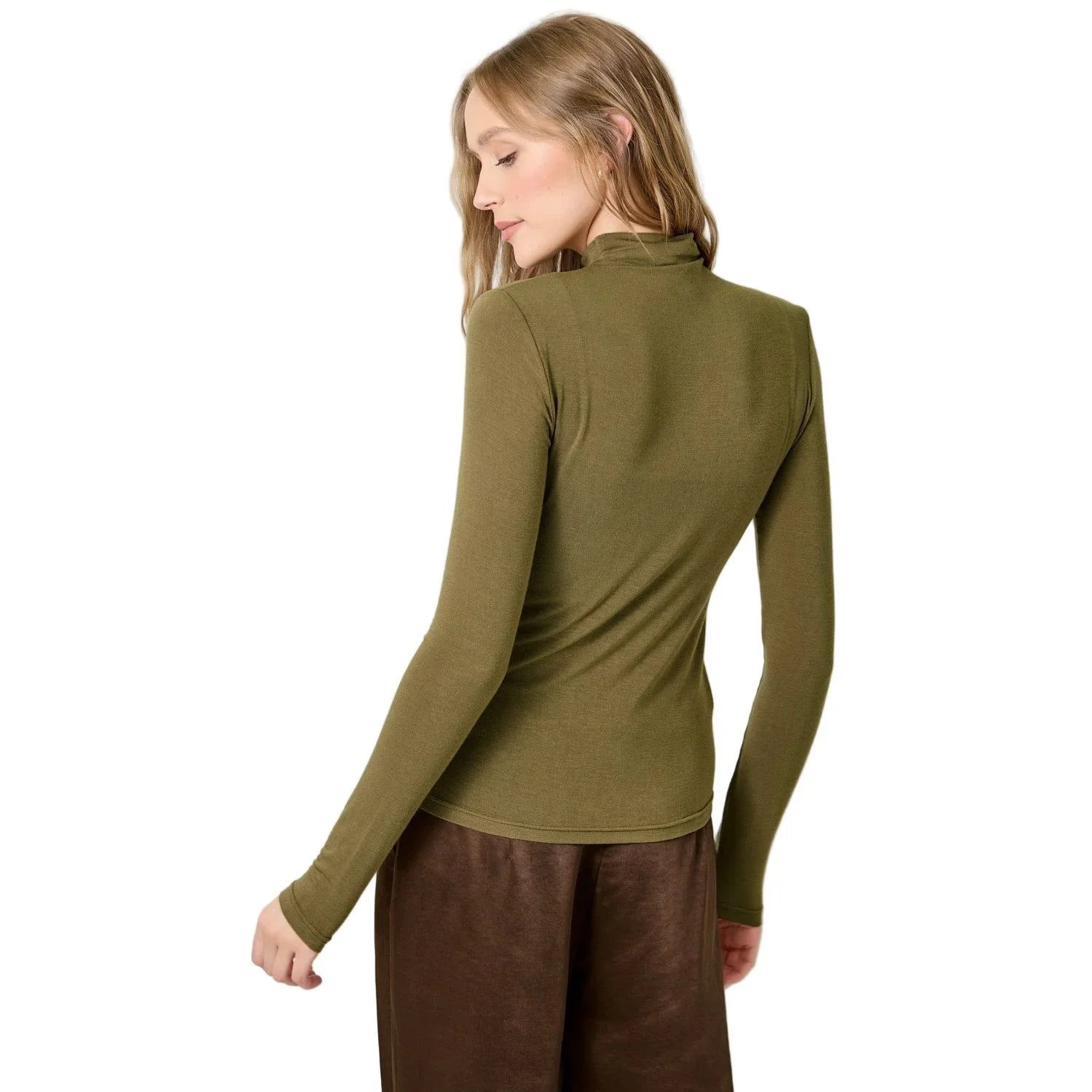 Women's Essential Mock Neck Top 61274