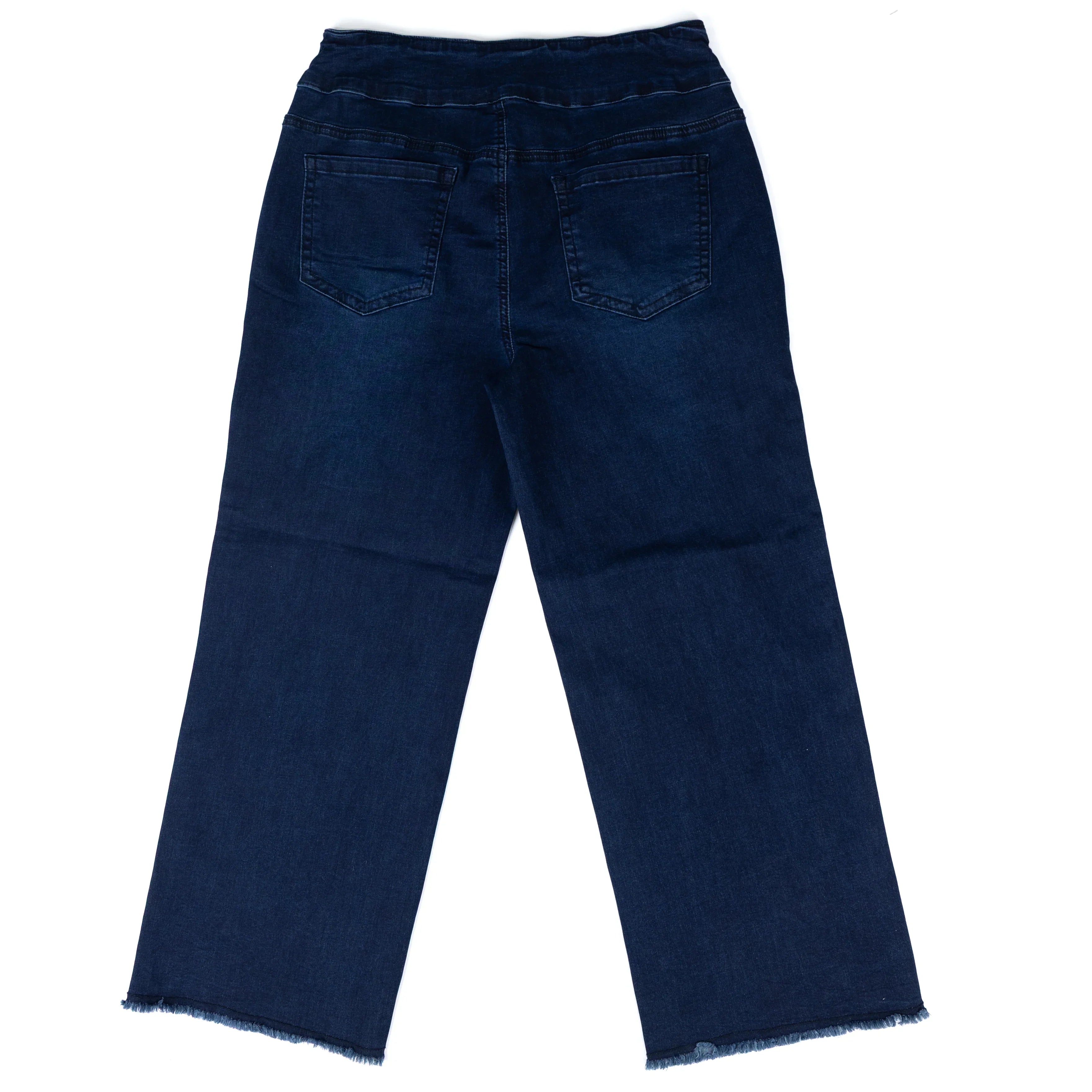 Women's Ethyl Dark Wash Pants with Cut Out Flowers P601MWE
