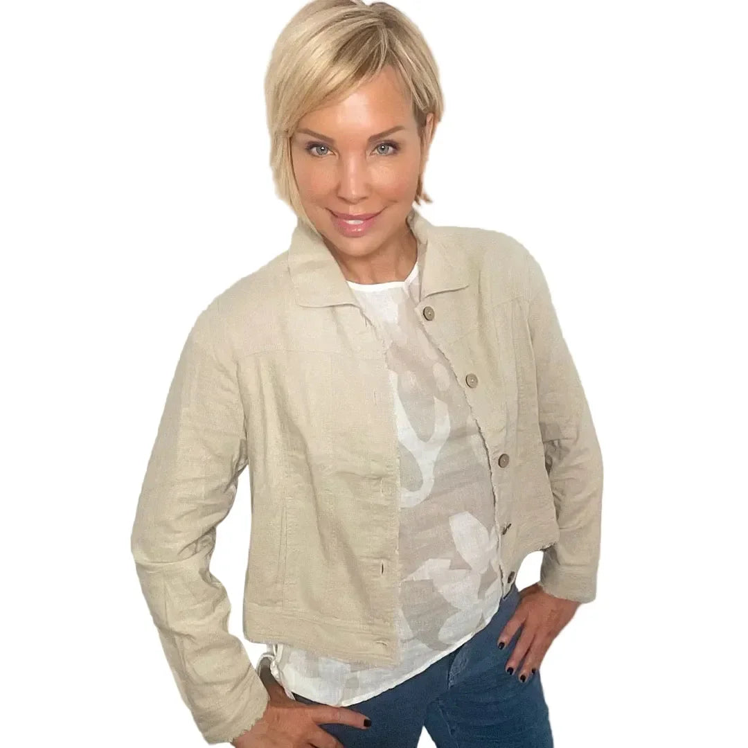 Women's Ethyl Tan Style Safari Jacket 25064TAN