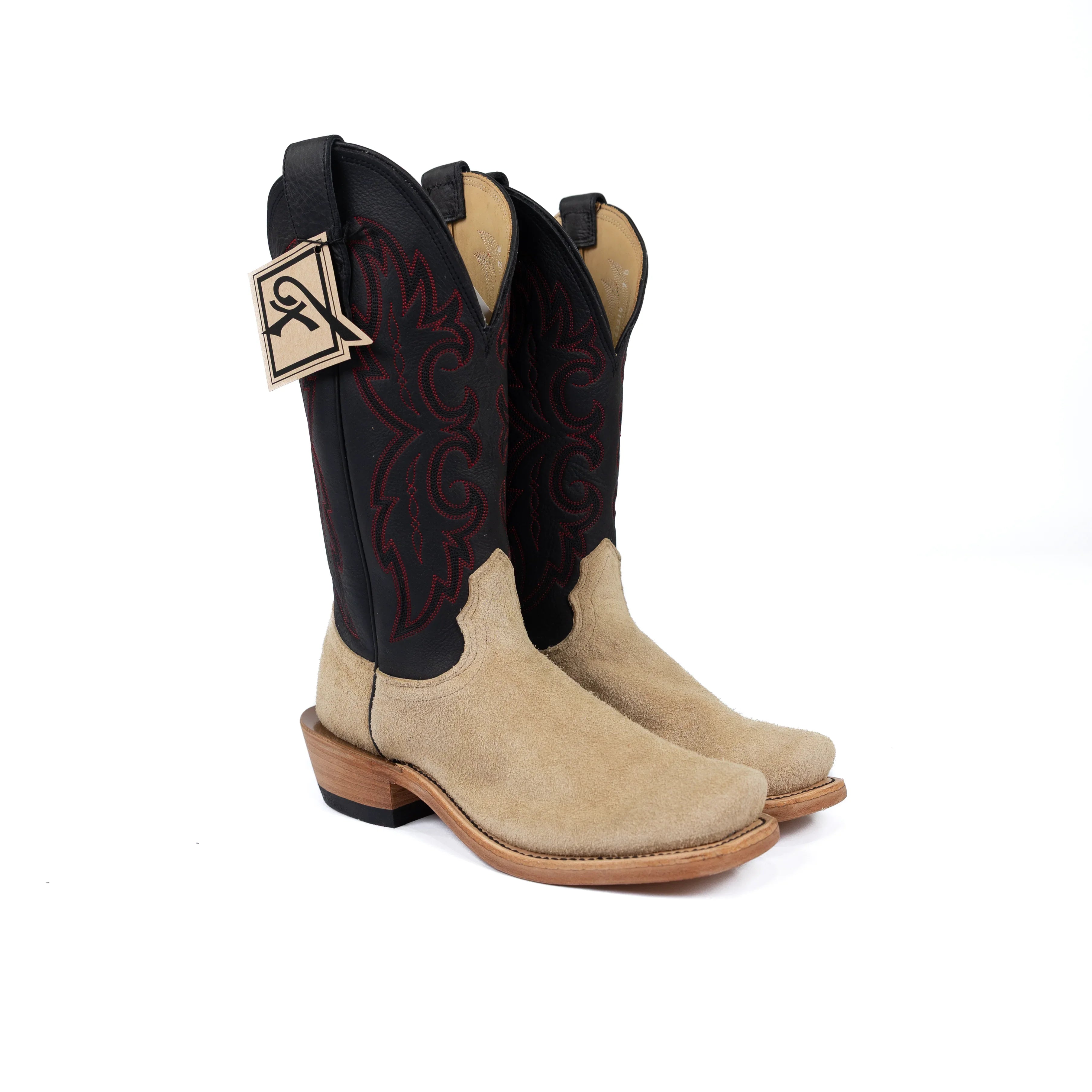 Women's Fenoglio Tan Roughout Cutter Toe Boot FB00101690