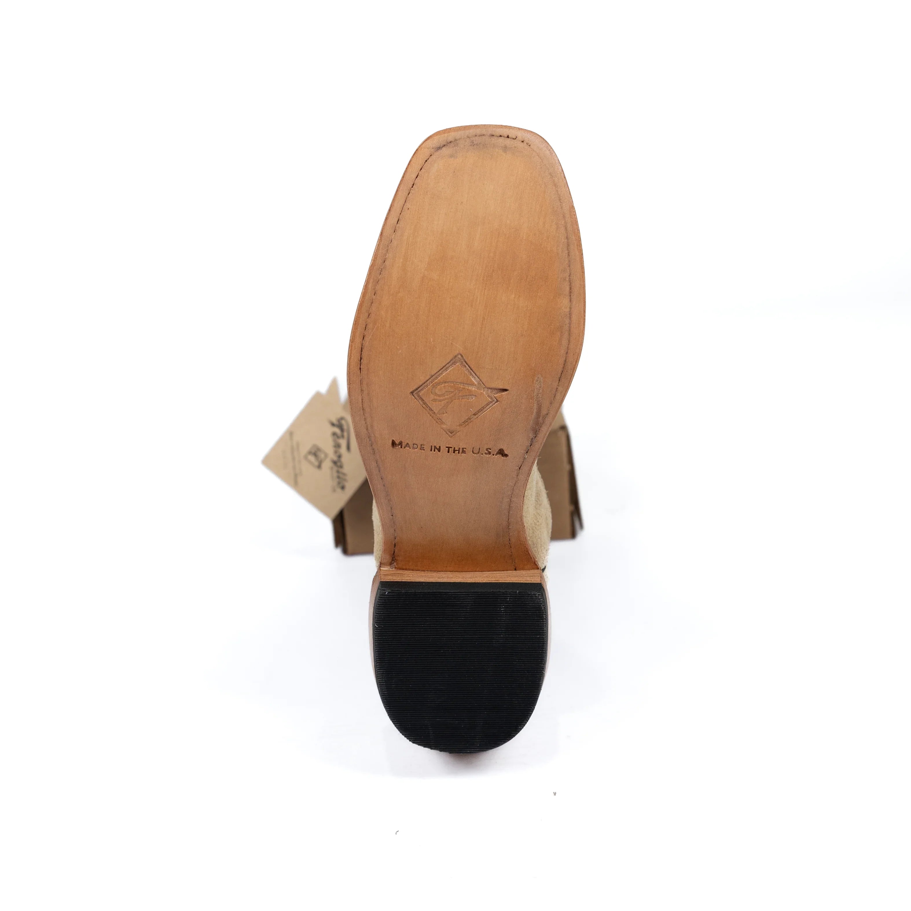 Women's Fenoglio Tan Roughout Cutter Toe Boot FB00101690