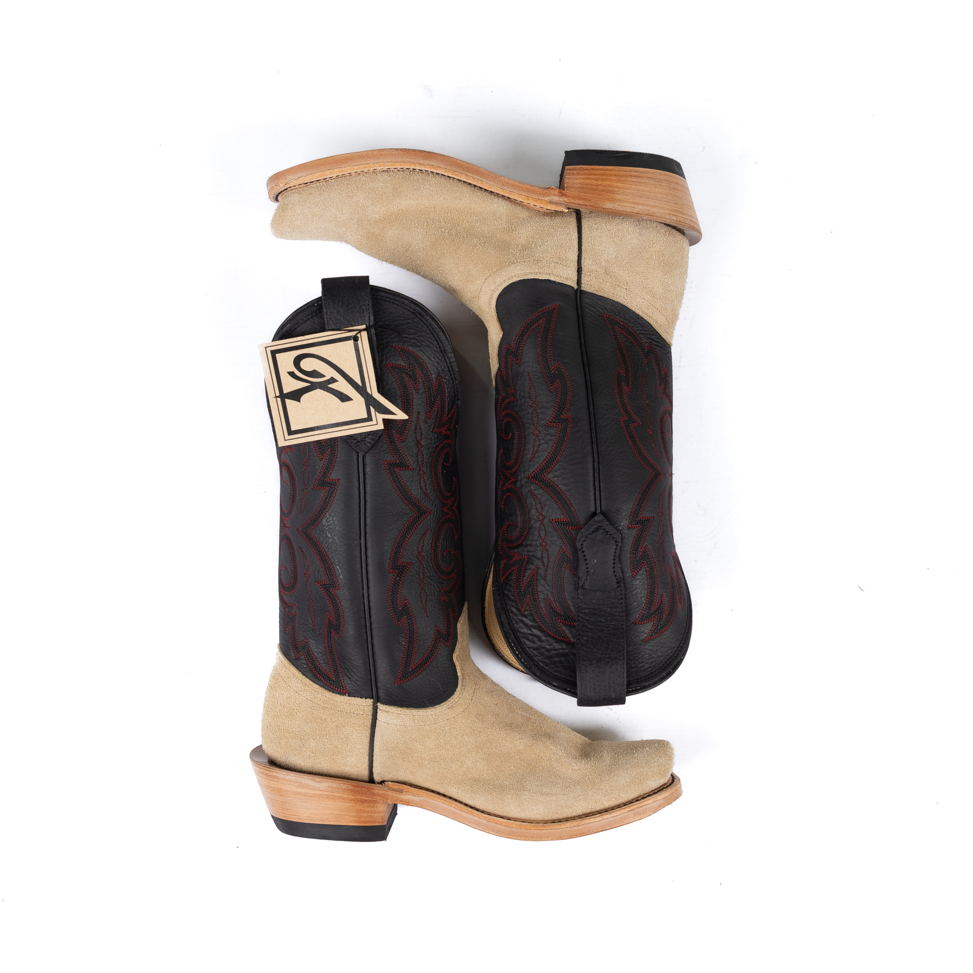 Women's Fenoglio Tan Roughout Cutter Toe Boot FB00101690