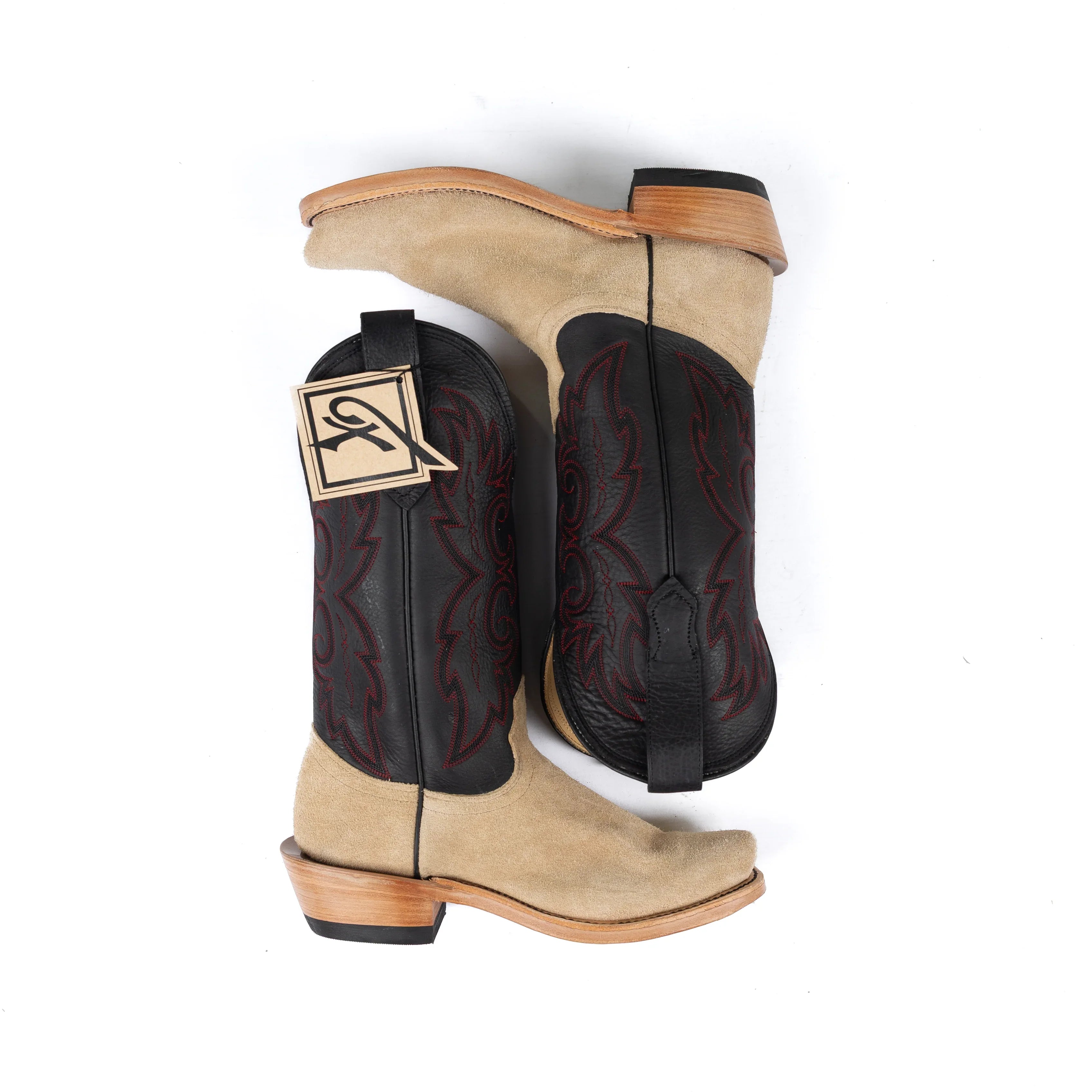 Women's Fenoglio Tan Roughout Cutter Toe Boot FB00101690