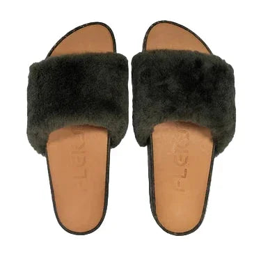 Women's Fleks Forest Green San Ysidro Slide
