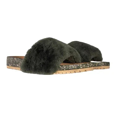 Women's Fleks Forest Green San Ysidro Slide