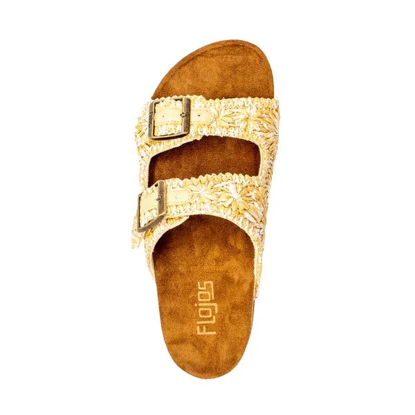 Women's Flojo Beige Chica Open Toe Sandals 375-BEIGE