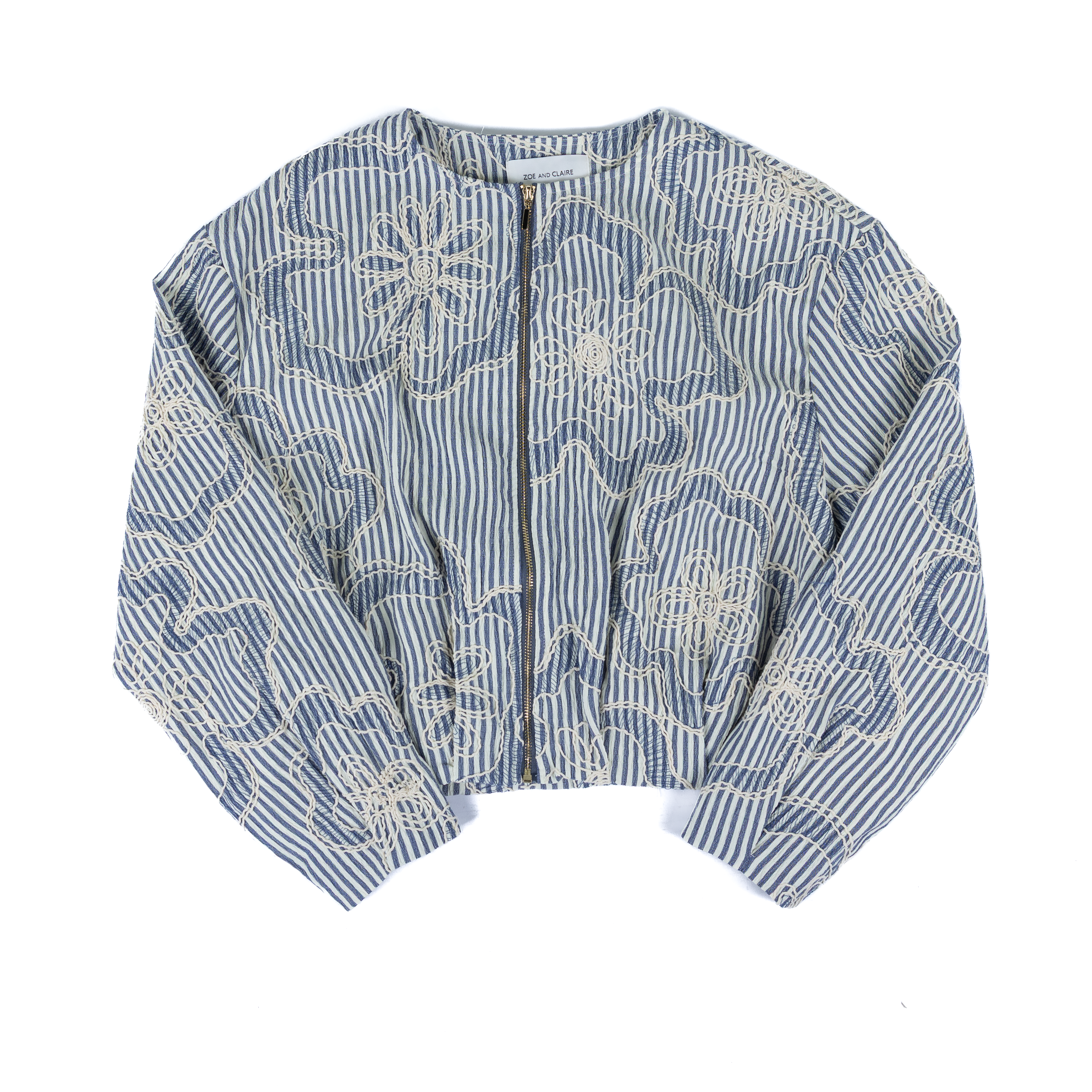 Women's Floral Embroidered Long Sleeve Jacket SP1050