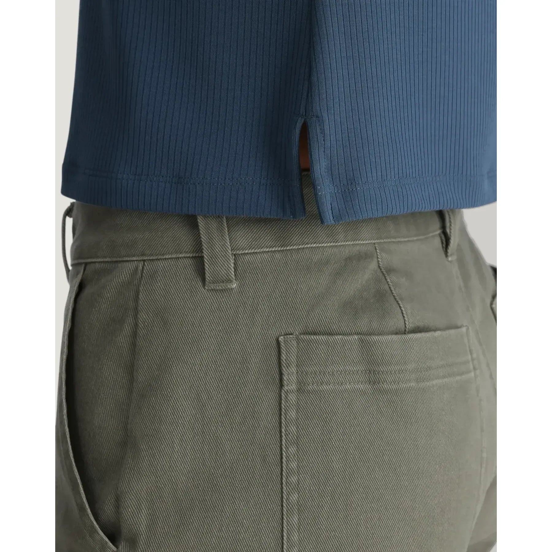 Women's Free Fly Pacific Blue Ribbed Bamboo Long Sleeve WRIBLS-421