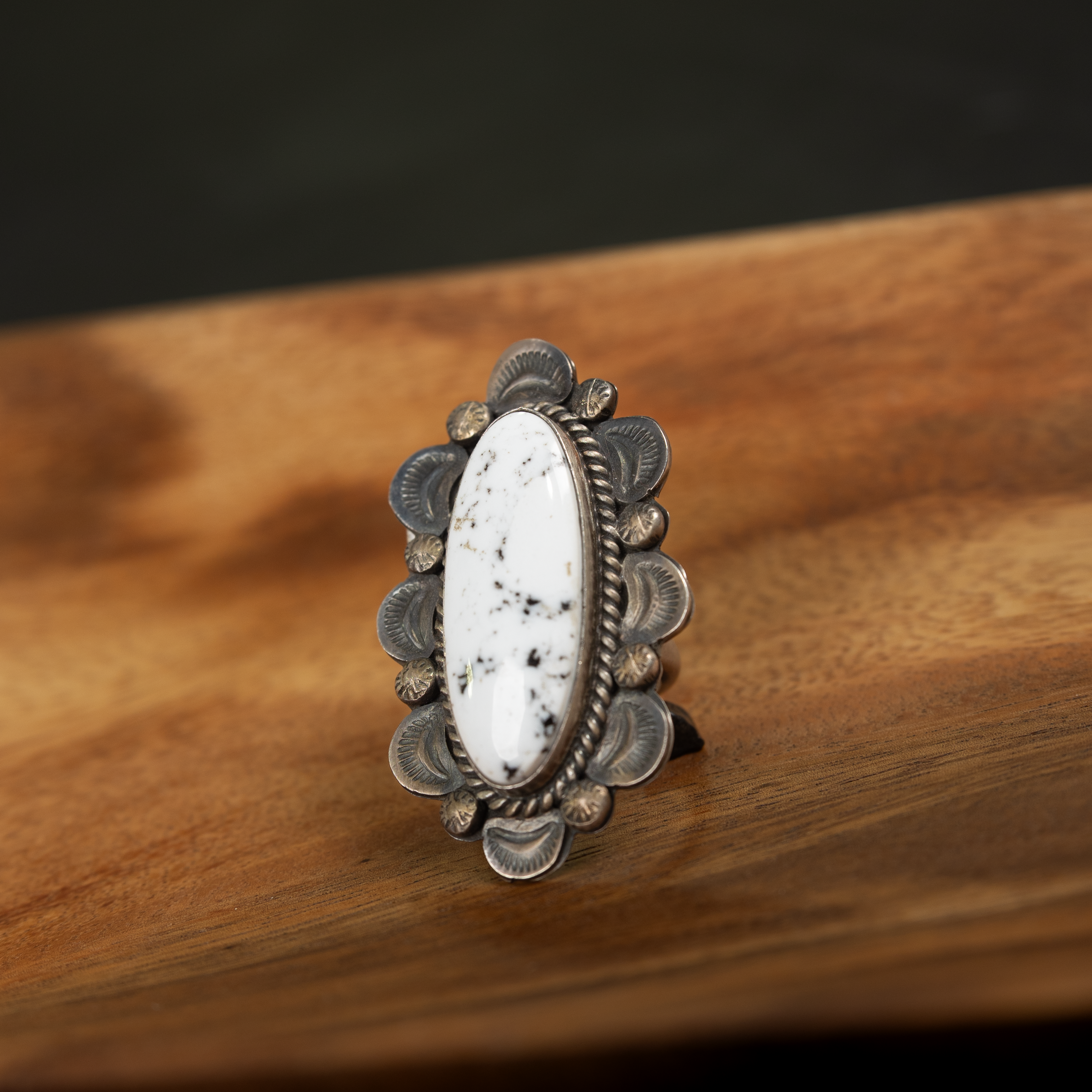 Women's Gilbert Tom White Buffalo Adjustable Ring