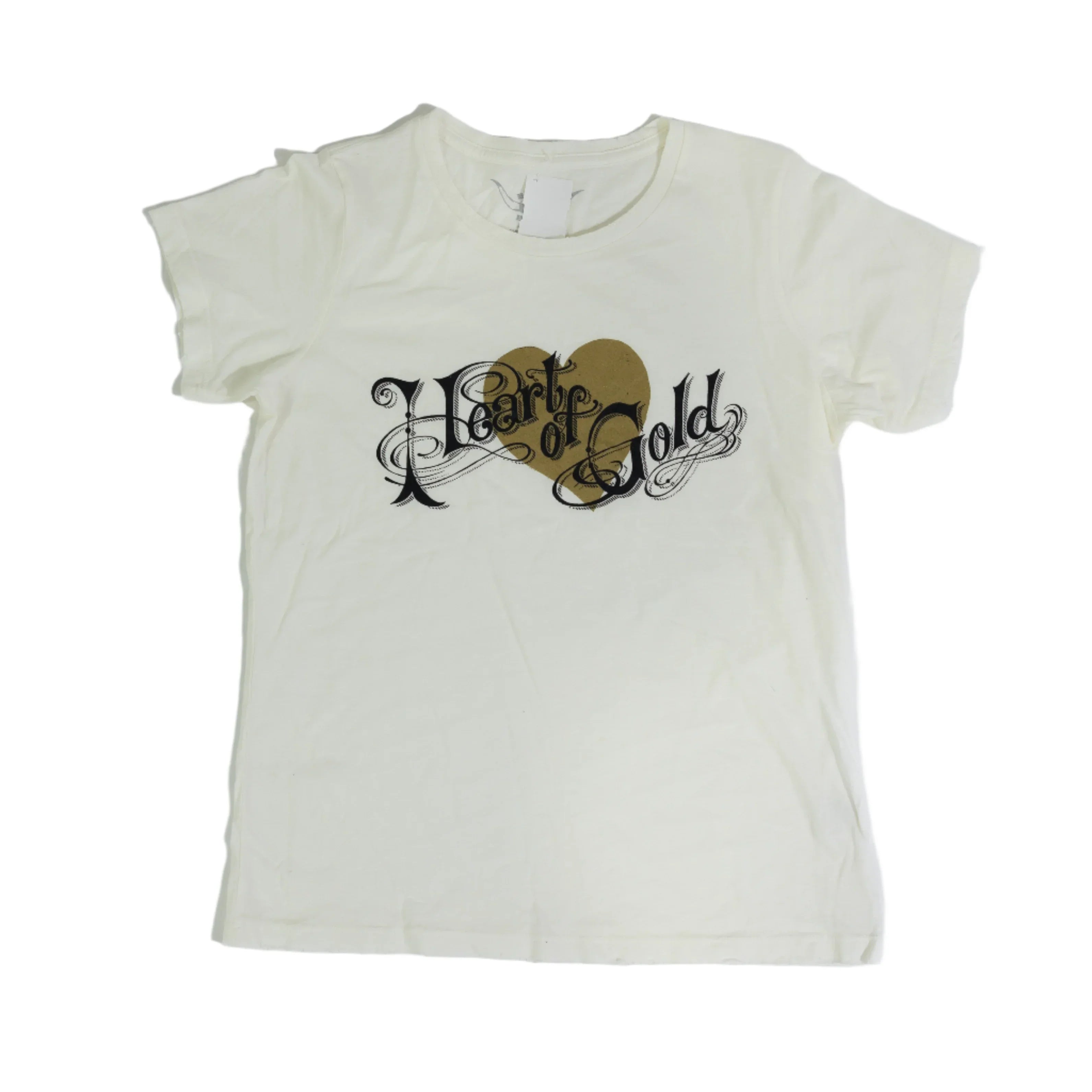 Women's Heart Of Gold White T-shirt