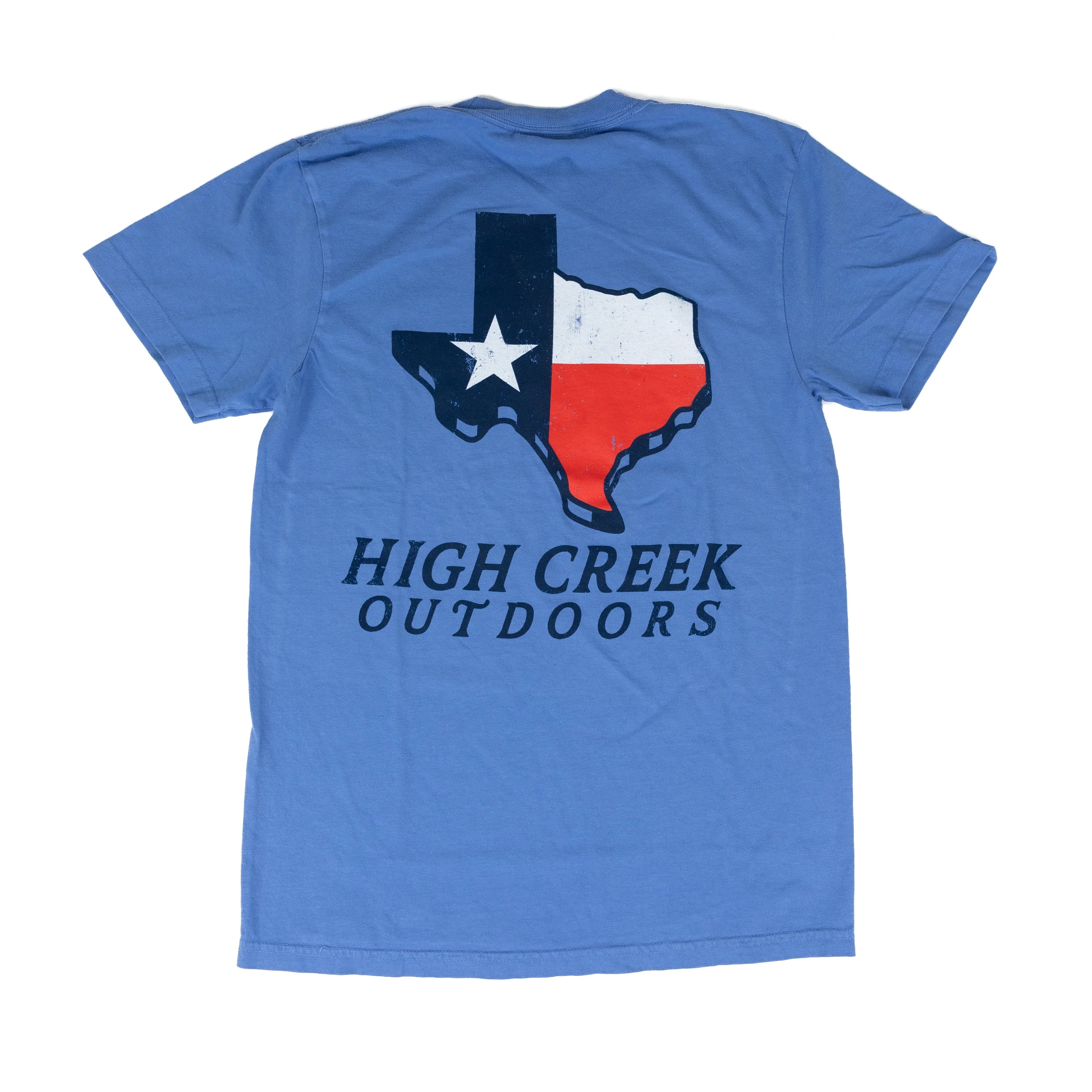 Women's High Creek Blue Texas Pride Tee