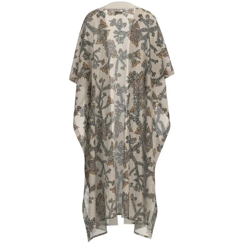 Women's Hooey Kimono Cactus Floral Print HV2601CRFL