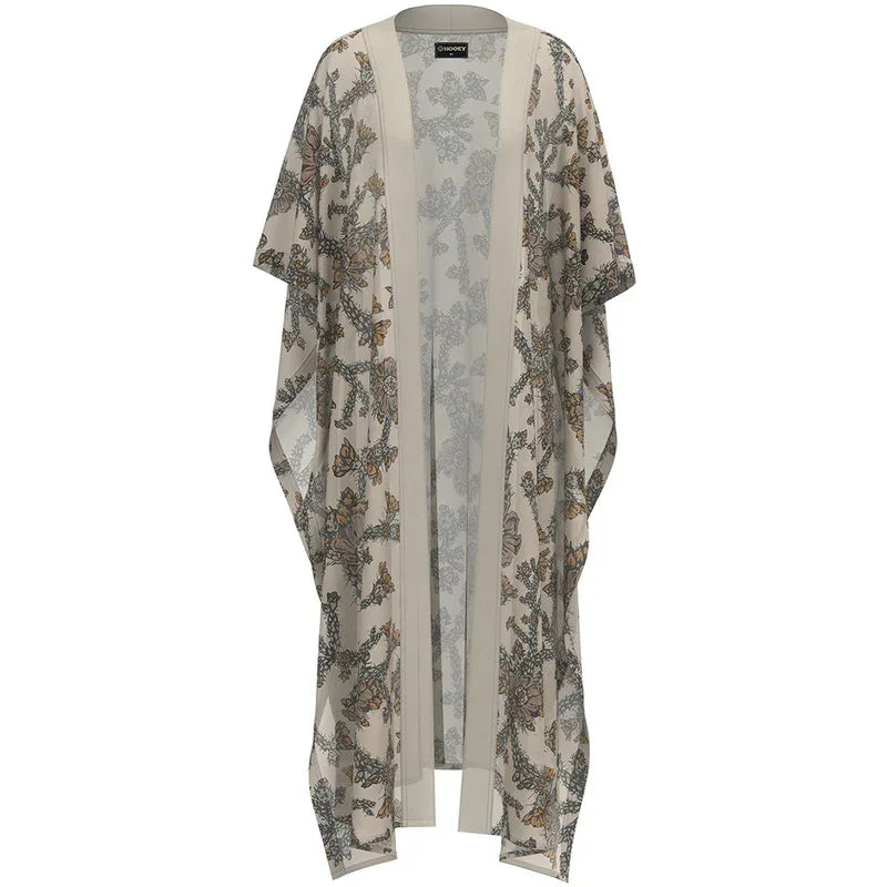 Women's Hooey Kimono Cactus Floral Print HV2601CRFL