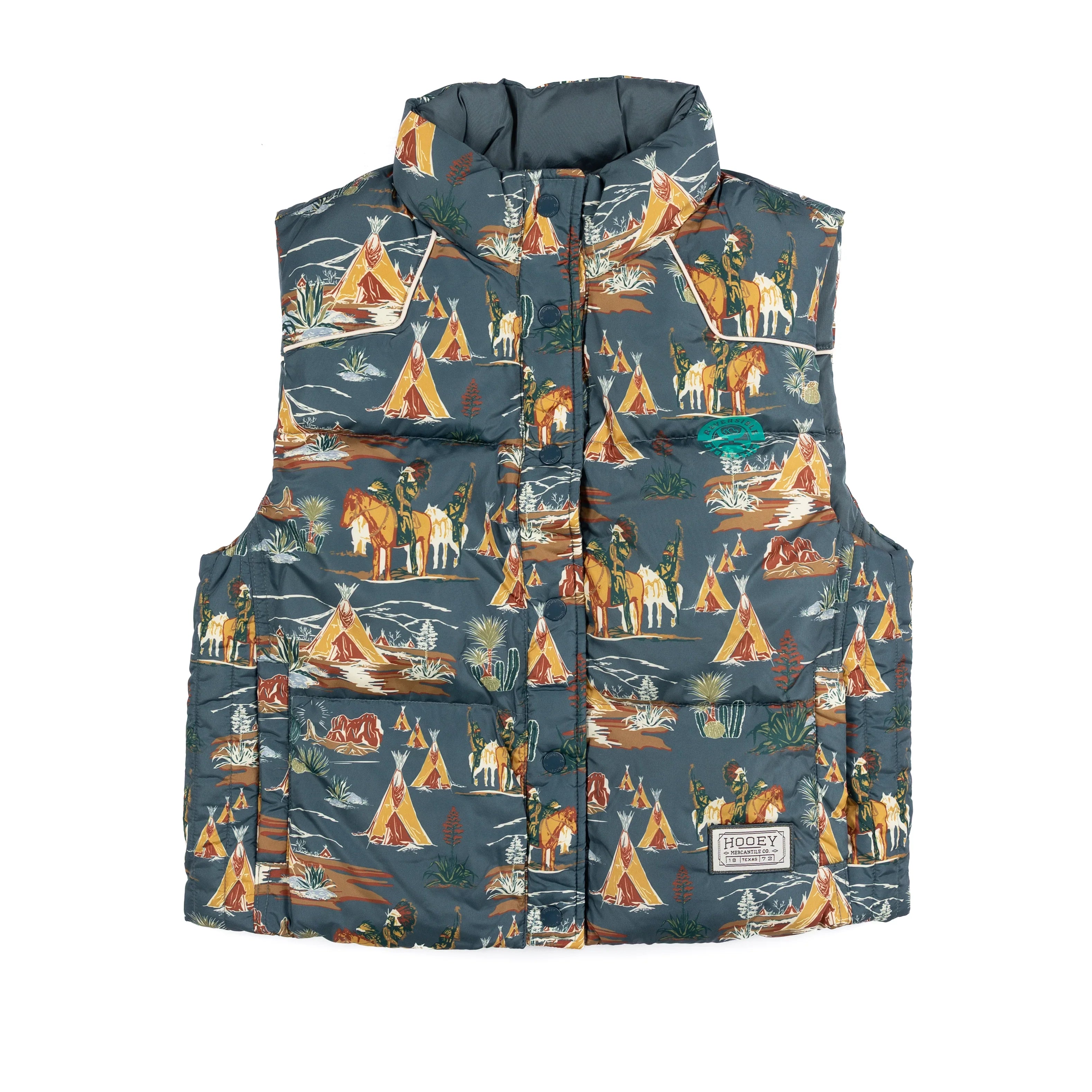 Women's Hooey Reversible Puffer Vest