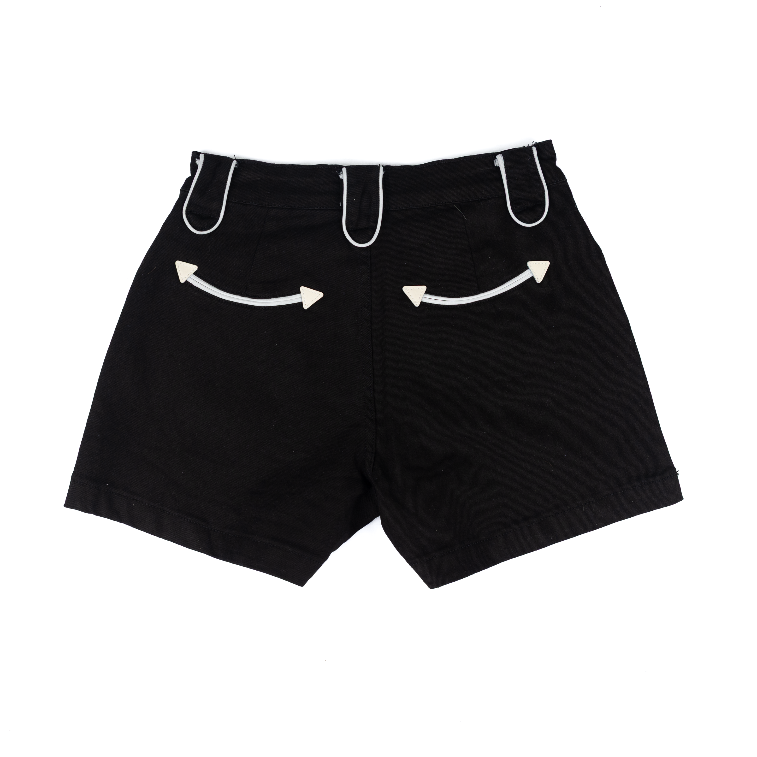 Women's Howdy Hanny Black Yoke Piping Shorts