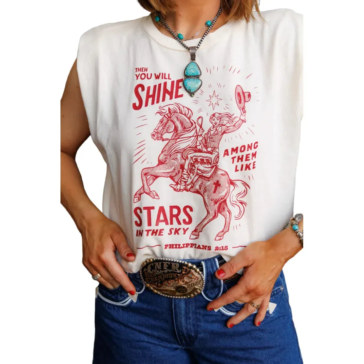 Women's Howdy Hanny "Let Your Light Shine" T-shirt