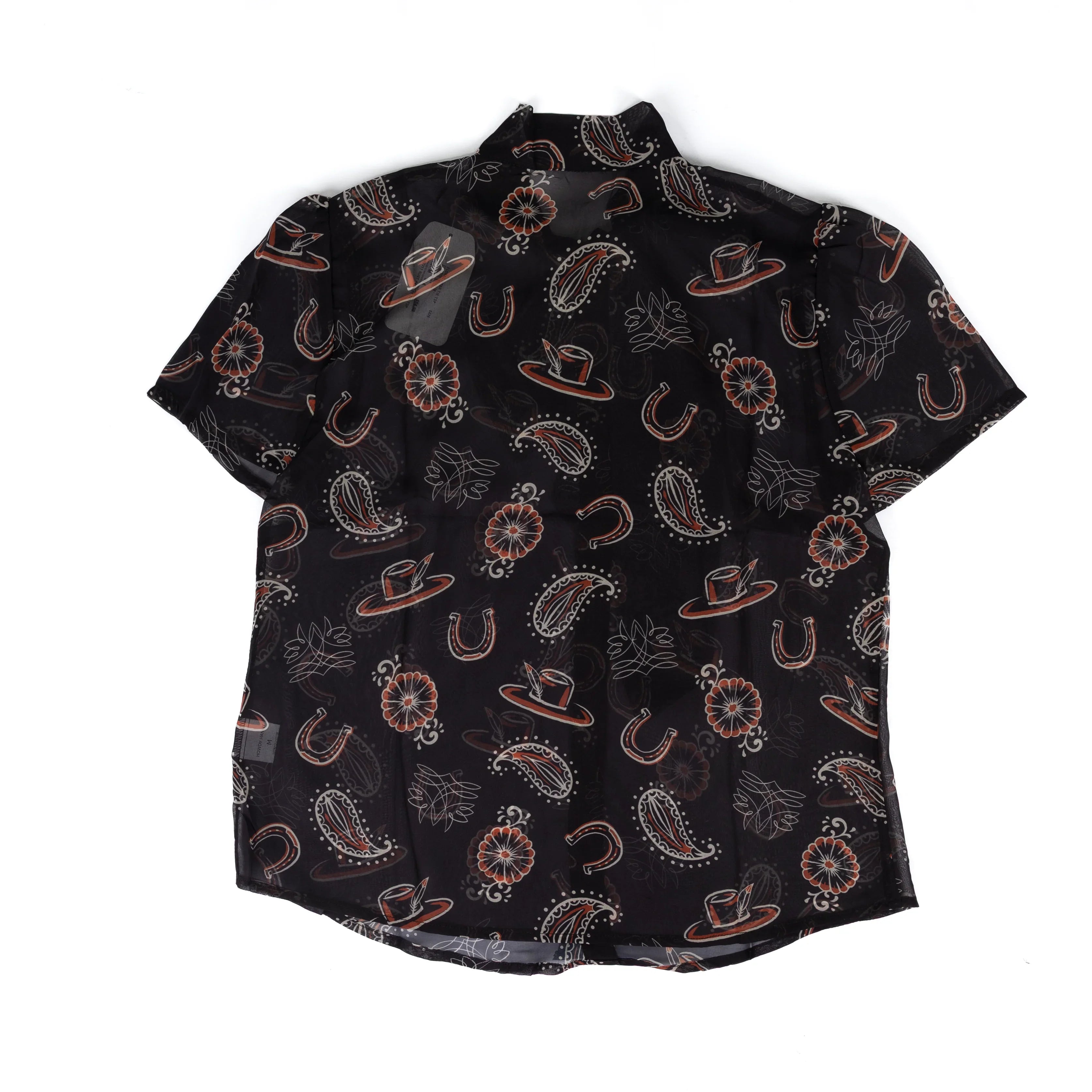 Women's Howdy Hanny Short Sleeve Floral Mesh Top