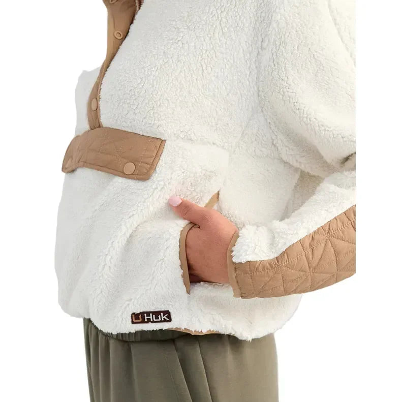 Women's Huk Plush Fleece 1/2 Zip Pullover H6130031-106