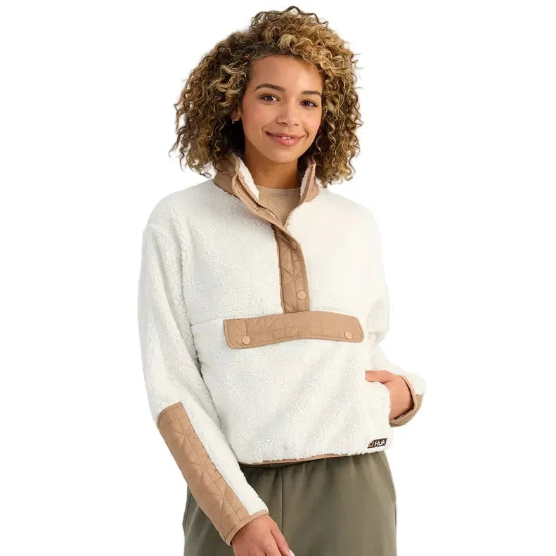 Women's Huk Plush Fleece 1/2 Zip Pullover H6130031-106