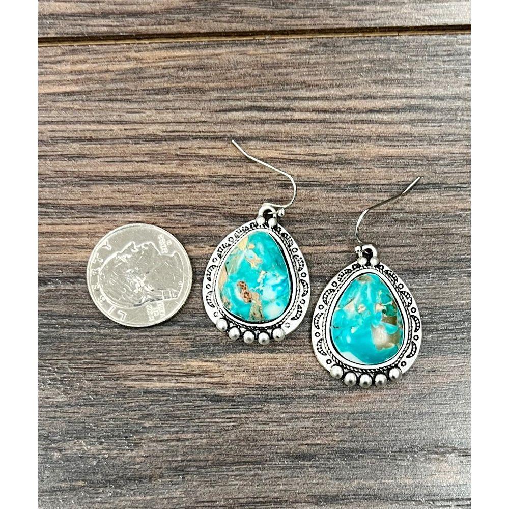 Women's Isac 1.2" Western Gemstone Earrings 726399
