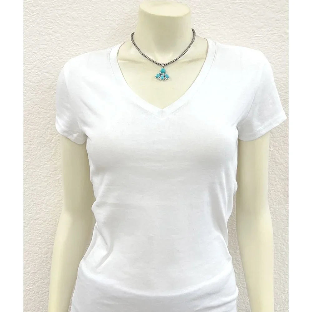 Women's Isac 15" Handmade Navajo Turquoise Necklace 738294