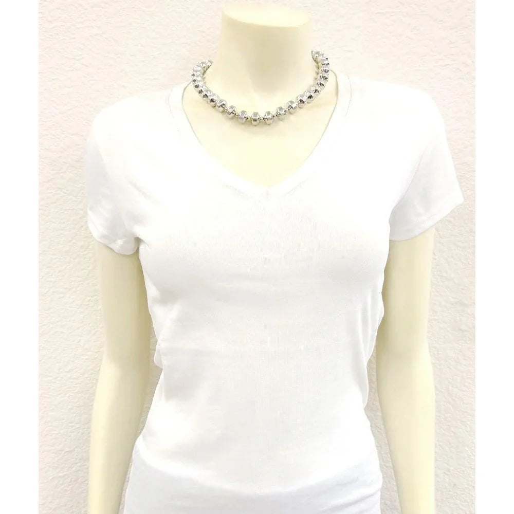 Women's Isac 15" Handmade Silver Navajo Necklace 739741